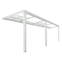 Merkloos HOME DELUXE terrasoverkapping SOLIS DELUXE wit 579 x 295 x 233 / 272 cm Hot