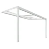 Merkloos HOME DELUXE terrasoverkapping SOLIS DELUXE wit 390 x 295 x 233 / 272 cm New