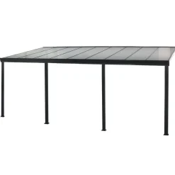 Merkloos HOME DELUXE Terrasoverkapping SOLIS Grijs 618 / 625 x 303 / 300 x 278 / 226 cm Best