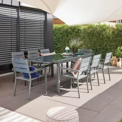 Merkloos HOME DELUXE tuintafel SOL - 240cm - Grijs Online