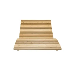 Merkloos HOME DELUXE Wave houten ligstoel WOLGA - 120 cm New