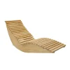 Merkloos HOME DELUXE Wave houten ligstoel WOLGA - 60 cm Outlet
