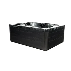Merkloos HOME DELUXE Whirlpool buiten ZWART MARBLE Puur New