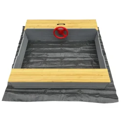 Merkloos HOME DELUXE Zandbak KIDDY - Lichtgrijs Clearance