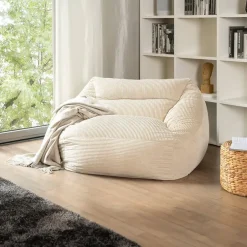 Merkloos HOME DELUXE Zitzak COSY Beige Clearance