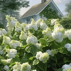 Plant in a Box Hortensia - Hydrangea quercifolia 'Ice Crystal' - Hoogte 25-40cm - ⌀19cm New
