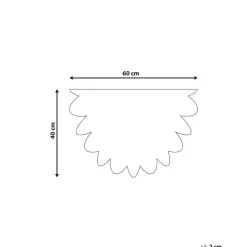 Beliani HOTAKA - Deurmat - Meerkleurig - 40 x 60 cm - Kokos Sale