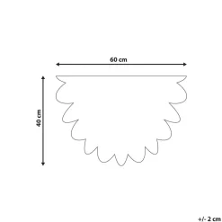 Beliani HOTAKA - Deurmat - Meerkleurig - 40 x 60 cm - Kokos Sale