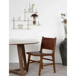 House Nordic Eetkamertafel Hellerup Walnoot Ø137 cm