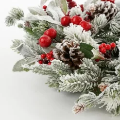 House of Seasons Belfort Kerstkrans - Ø40 cm - Groen Online