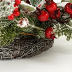 House of Seasons Belfort Kerstkrans - Ø40 cm - Groen Online