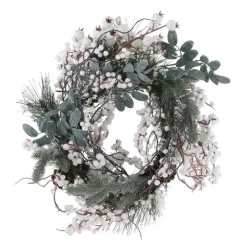 House of Seasons Hardy Kerstkrans - Ø40 cm - Groen