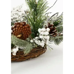 House of Seasons Hardy Kerstkrans - Ø40 cm - Groen