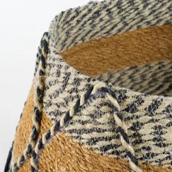 House of Seasons Kerstboomrok - H26 x Ø50 cm - Zeegras - Blauw Best