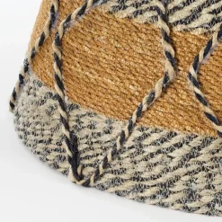 House of Seasons Kerstboomrok - H26 x Ø50 cm - Zeegras - Blauw Best