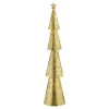 House of Seasons Kerstboom - L14,5 x B8 x H68 cm - Metaal - Goud