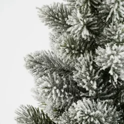 House of Seasons Kunstkerstboom in Jute - H60 x Ø30 cm - Groen Frosted Outlet