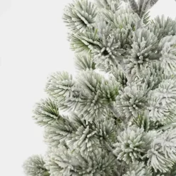 House of Seasons Kunstkerstboom in Jute - H55 x Ø25 cm - Groen Frosted Discount