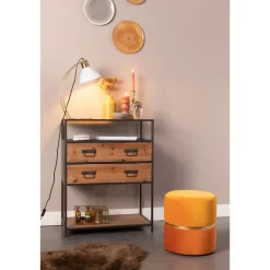 Housecraft Living Housecraft Bubbly Poef Sun/ Geel Outlet