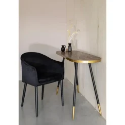 Housecraft Living Housecraft Denise Consoletafel/ Wandtafel Hout 121x 91 cm Bruin/ Goud Discount