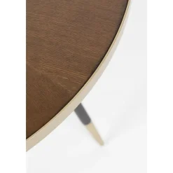 Housecraft Living Housecraft Denise Eettafel Hout Rond 91 cm Bruin/ Goud Clearance