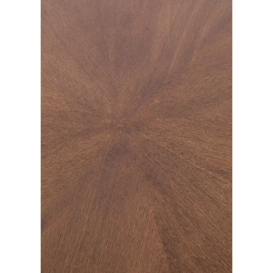 Housecraft Living Housecraft Denise Eettafel Hout Rond 91 cm Bruin/ Goud Clearance