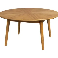 Housecraft Living Housecraft Fabio Salontafel Rond Hout 80x80 cm Naturel Clearance