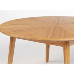 Housecraft Living Housecraft Fabio Salontafel Rond Hout 80x80 cm Naturel Clearance