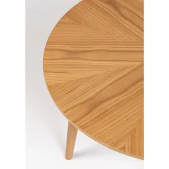 Housecraft Living Housecraft Fabio Salontafel Rond Hout 80x80 cm Naturel Clearance