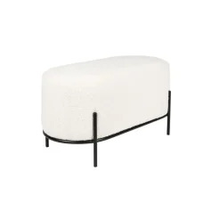 Housecraft Living Boz Hocker/ bankje Off-White - Wit Sale