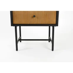 Housecraft Living Coztilla Kast/ Opbergkast Hoog Zwart/ Bruin