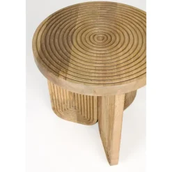 Housecraft Living Housecraft Maeze Bijzettafel Hout Rond 40 cm - Bruin Online