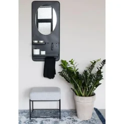 Housecraft Living Housecraft Milou Kruk/ Poef Rechthoekig - Grijs Discount