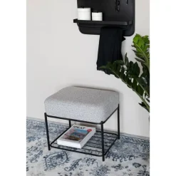 Housecraft Living Housecraft Milou Kruk/ Poef Rechthoekig - Grijs Discount