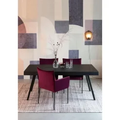 Housecraft Living Housecraft Suri Eettafel Hout 160x78 Zwart New