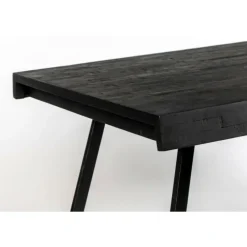 Housecraft Living Housecraft Suri Eettafel Hout 200x90 Zwart Clearance