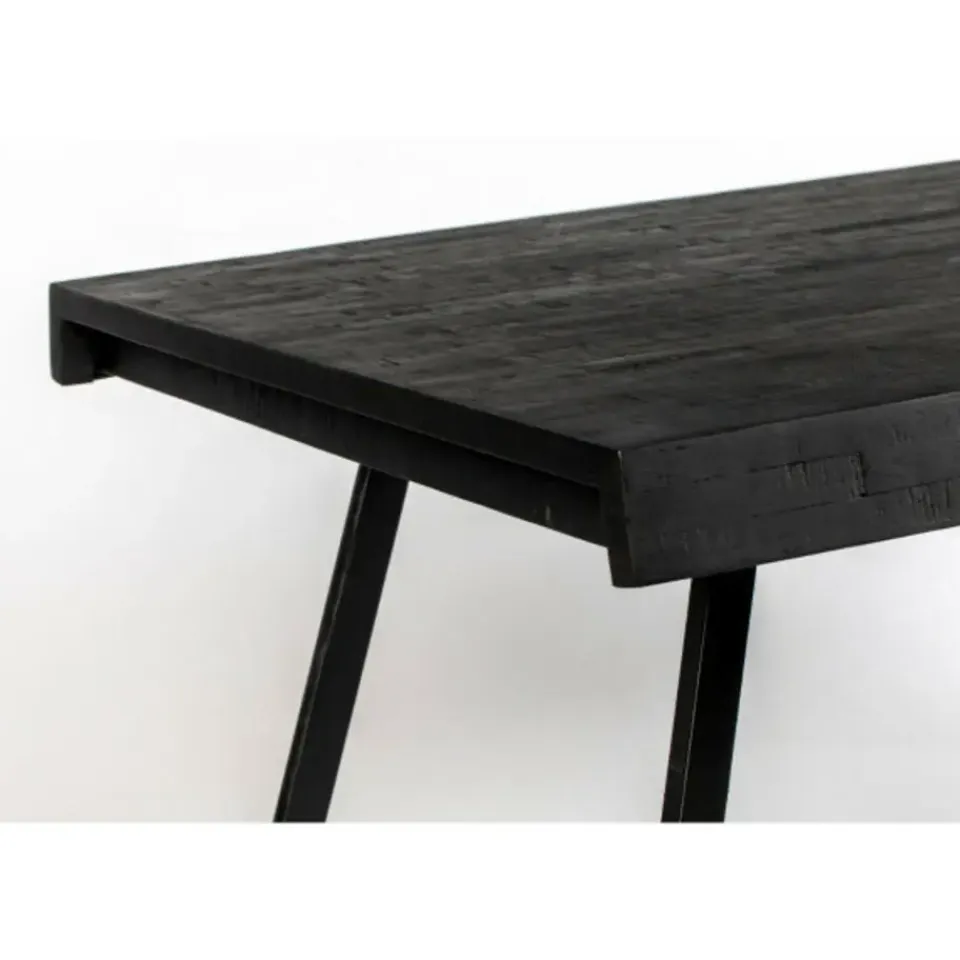 Housecraft Living Housecraft Suri Eettafel Hout 200x90 Zwart Clearance