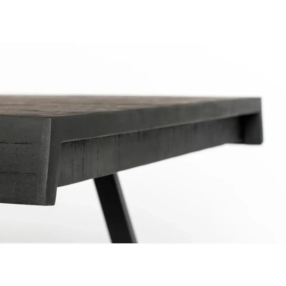 Housecraft Living Housecraft Suri Eettafel Hout 200x90 Zwart Clearance