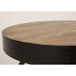 Housecraft Living Housecraft Suri Salontafel Rond Hout Teak 70 cm Bruin Outlet