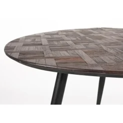 Housecraft Living Housecraft Webster Eettafel Rond Hout 180x90 cm Bruin Outlet