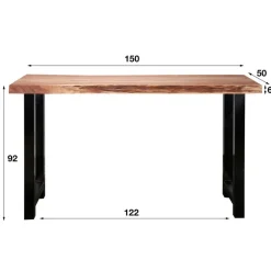 Hoyz Collection Hoyz - Bartafel Boomstam - 150cm breed - 4 Personen - 50x150x92 Discount