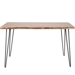 Hoyz Collection Hoyz - Eetkamertafel Edge - Hout - Bruin - 130x70x77 Hot