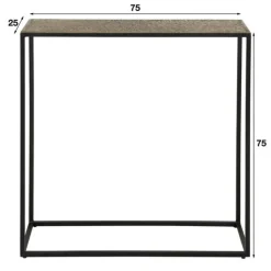 Hoyz Collection Hoyz - Haltafel iron metallic - Brons antiek Hot