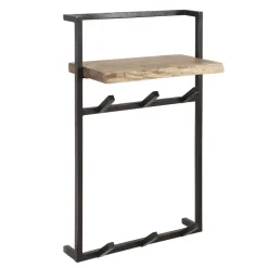 Hoyz Collection Hoyz - Kapstok Air Solid Hoog - 6 Haken - Massief Acaciahout - 100x51x80 Discount