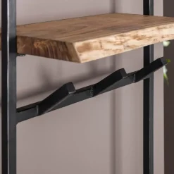 Hoyz Collection Hoyz - Kapstok Air Solid Hoog - 6 Haken - Massief Acaciahout - 100x51x80 Discount