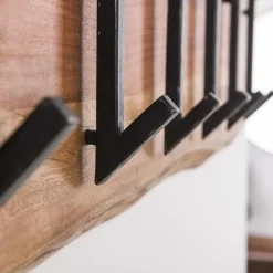 Hoyz Collection Hoyz - Kapstok Edge met 12 haken - Grijs - Wandkapstok Discount