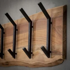 Hoyz Collection Hoyz - Kapstok Edge met 12 haken - Grijs - Wandkapstok Discount