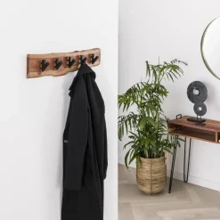 Hoyz Collection Hoyz - Kapstok Edge met 5 haken - Grijs - Wandkapstok Hot