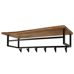 Hoyz Collection Hoyz - Kapstok Edge met 6 haken - Grijs - Wandkapstok Best