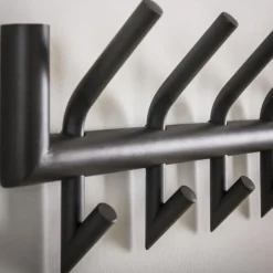 Hoyz Collection Hoyz - Kapstok Industrieel met 16 haken - Grijs - Wandkapstok 78cm breed Sale